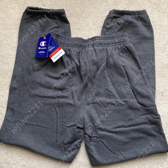 🌟NEW!🌟Champion POWERBLEND Fleece Relaxed Bottom Sweatpants, 32" BNWT! - Picture 10 of 14